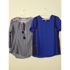 Daniel Rainn Womens Top Size S Bohemian Office Siren Festival Peasant Lot of 2